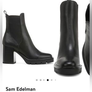 New never worn Sam Edelman Rollins block Heel Chelsea boot